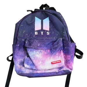 BTS World Tour Love Yourself Backpack Space Suga Jimin RM V JK J Hope Purple Bag
